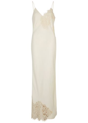 Lace-panelled Matte Satin Maxi Dress - - 38 (UK10 / S) - Rohe - Modalova