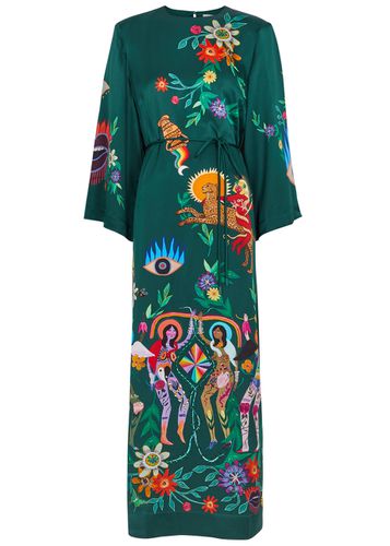 Agatha Printed Silk-satin Maxi Dress - - 10 (UK10 / S) - ALEMAIS - Modalova