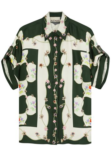 Venus Printed Silk-satin Shirt - - 12 (UK12 / M) - ALEMAIS - Modalova