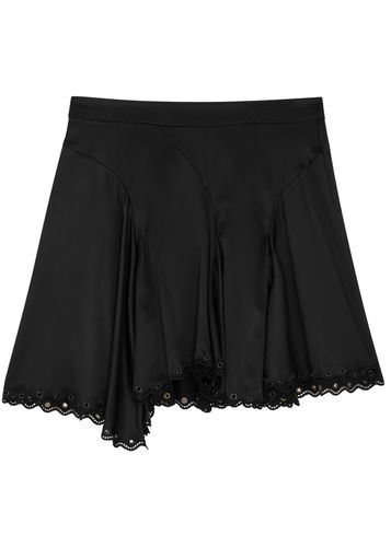 Awen Eyelet-embellished Silk Mini Skirt - - 36 (UK8 / S) - Isabel Marant - Modalova