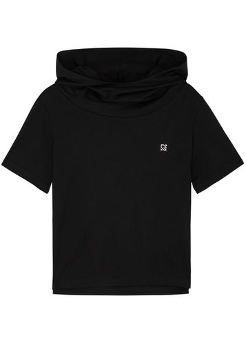 Logo Hooded Cotton T-shirt - - XS (UK6 / XS) - Giuseppe di Morabito - Modalova