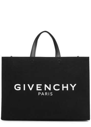 G-Tote Medium Logo Canvas bag - Black And White - Givenchy - Modalova