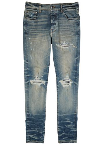 MX1 Crystal Distressed Skinny Jeans - - 32 (W32 / M) - Amiri - Modalova