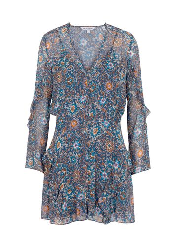 Camden Floral-print Silk Mini Dress - - 4 (UK8 / S) - Veronica Beard - Modalova