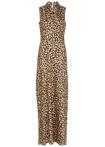 Kura Leopard-print Stretch-silk Maxi Dress - - 4 (UK8 / S) - Veronica Beard - Modalova