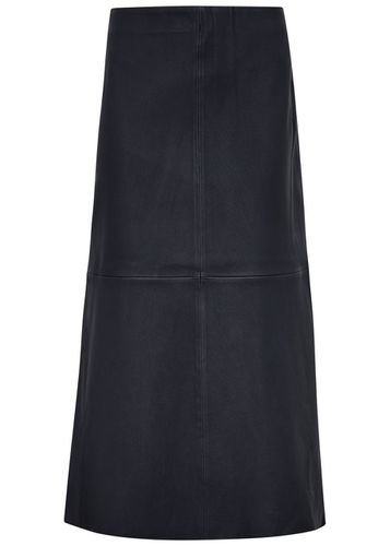 Simoas Leather Midi Skirt - - 36 (UK8 / S) - By malene birger - Modalova