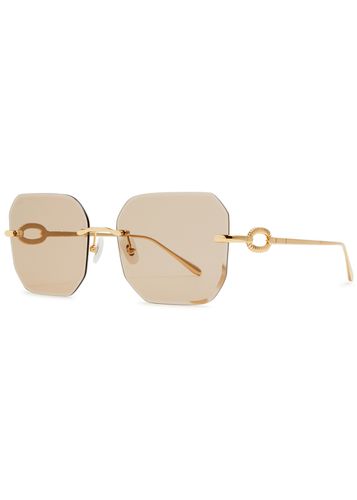 Aria Rimless Square-frame Sunglasses - FOR ART'S SAKE - Modalova