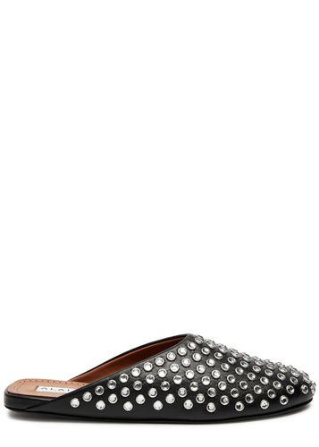 Alaïa Crystal-embellished Leather Mules - - 36 (IT36 / UK3) - ALAÏA - Modalova