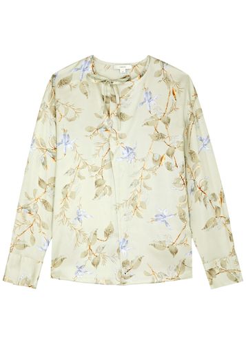 Floral-print Silk-satin Blouse - - L (UK14 / L) - Vince - Modalova