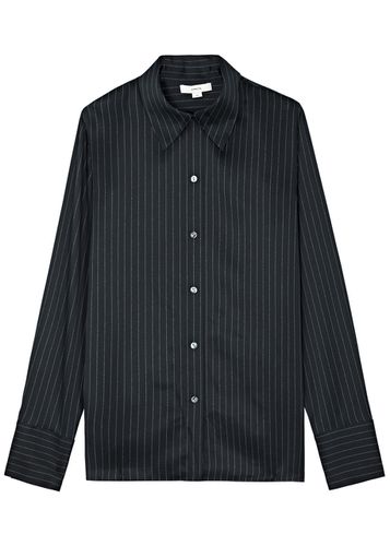 Pinstriped Silk-satin Shirt - - L (UK14 / L) - Vince - Modalova