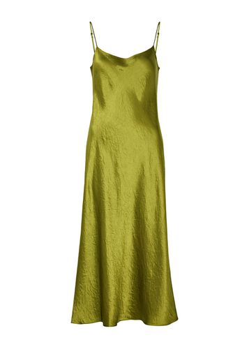 Crinkled Satin Midi Slip Dress - - L (UK14 / L) - Vince - Modalova