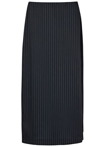 Pinstriped Satin Midi Skirt - - 12 (UK16 / XL) - Vince - Modalova