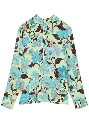 Floral-print Matte Satin Shirt - - 38 (UK6 / XS) - Stella McCartney - Modalova