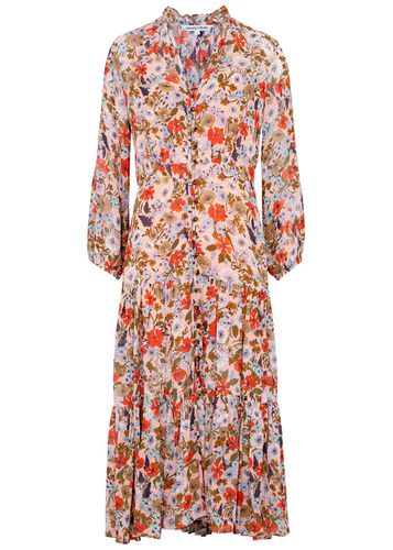 Zovich Floral-print Chiffon Midi Dress - - 12 (UK16 / XL) - Veronica Beard - Modalova