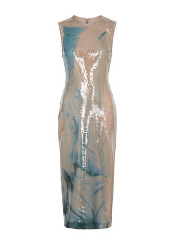 Aveo Printed Sequin Midi Dress - - 12 (UK12 / M) - 16 Arlington - Modalova