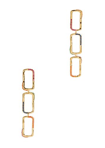 Crystal-embellished 18kt Gold-plated Drop Earrings - Joanna Laura Constantine - Modalova