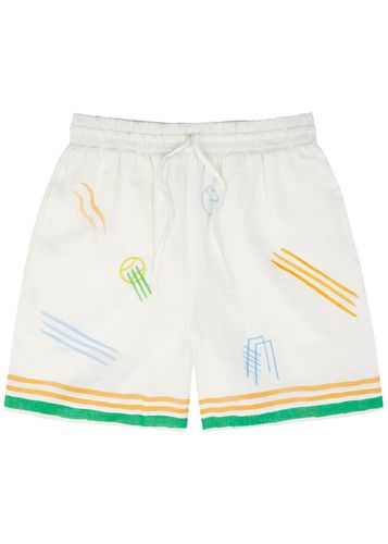 Printed Linen Shorts - - M - CASABLANCA - Modalova