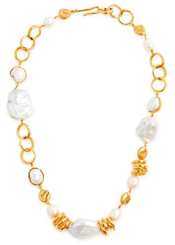 Pearl 18kt -plated Chain Necklace - Joanna Laura Constantine - Modalova