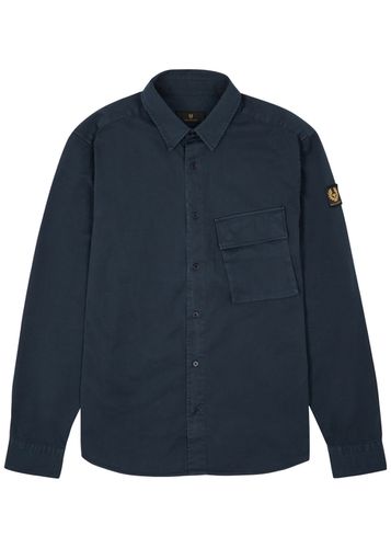 Belstaff Cotton Shirt - Navy - L - Belstaff - Modalova