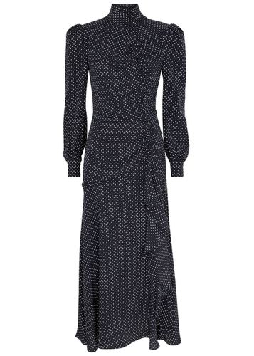 Polka-dot Printed Silk Maxi Dress - - 44 (UK12 / M) - Alessandra Rich - Modalova