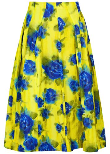 Floral-print Taffeta Midi Skirt - - 46 (UK14 / L) - Marni - Modalova