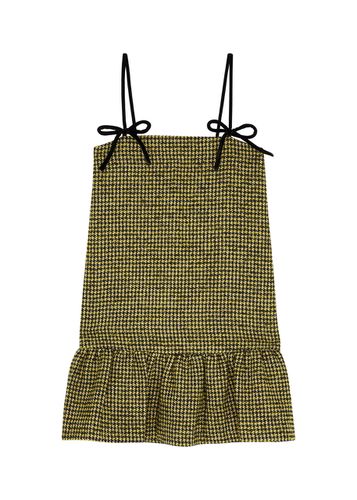 Houndstooth Tweed Mini Dress - - 42 (UK14 / L) - Ganni - Modalova