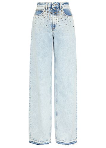 Stud-embellished Wide-leg Jeans - - 27 (W27 / UK8-10 / S) - Alessandra Rich - Modalova