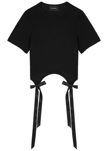 Bow-embellished Cotton T-shirt - - L (UK14 / L) - SIMONE ROCHA - Modalova