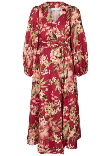 Lexi Floral-print Linen Maxi Wrap Dress - - 2 (UK 12 / M) - Zimmermann - Modalova