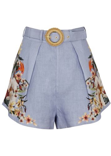 Lexi Floral-print Linen Shorts - - 3 (UK 14 / L) - Zimmermann - Modalova