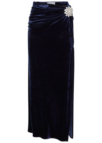 Crystal-embellished Velvet Maxi Skirt - - 34 (UK6 / XS) - Rabanne - Modalova