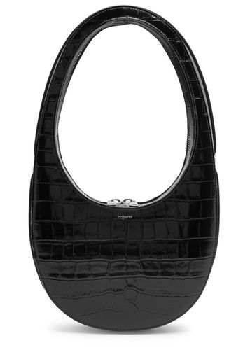 Swipe Crocodile-effect Leather top Handle bag - Coperni - Modalova
