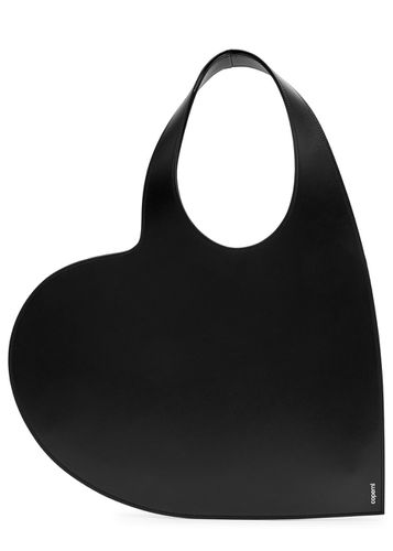 Coperni Heart Leather Tote - Black - Coperni - Modalova
