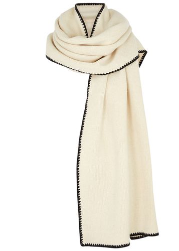 Totême Whipstitch-trimmed Wool-blend Scarf - TOTÊME - Modalova