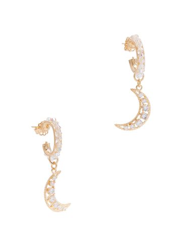 Selene Mini 24kt -plated Hoop Earrings - Soru Jewellery - Modalova