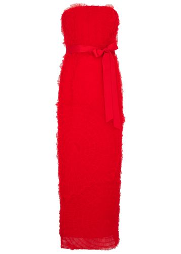 Monica Strapless Ruffled Tulle Gown - - 10 (UK10 / S) - HUISHAN ZHANG - Modalova