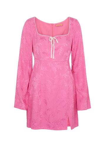 Elspeth Floral-jacquard Mini Dress - - 10 (UK10 / S) - Kitri - Modalova
