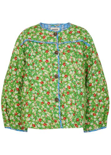 Markey Floral-print Quilted Cotton Jacket - - 16 (UK16 / XL) - Damson Madder - Modalova