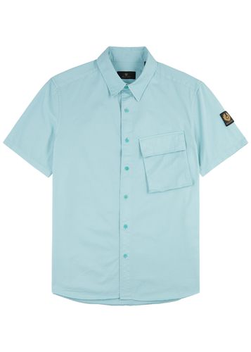 Scale Logo Twill Shirt - - M - Belstaff - Modalova