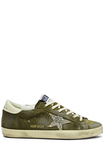 Super-Star Distressed Suede Sneakers - - 36 (IT36 / UK3), Trainers, Leather - 36 (IT36 / UK3) - Golden Goose - Modalova
