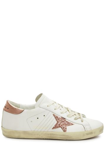 Super-Star Distressed Leather Sneakers - - 37 (IT37 / UK4), Trainers, Ripped - 37 (IT37 / UK4) - Golden Goose - Modalova