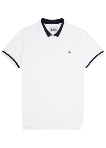 Logo Piqué Cotton Polo Shirt - - L - Vivienne Westwood - Modalova