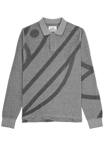 Printed Piqué Cotton Polo Shirt - - M - Vivienne Westwood - Modalova