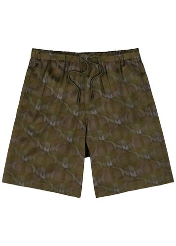 Piperi Printed Satin Shorts - - 50 (IT50 / L) - Dries Van Noten - Modalova