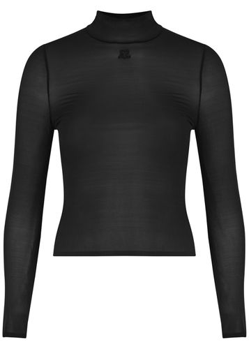 Sheer Stretch-jersey top - - XS (UK6 / XS) - Courrèges - Modalova
