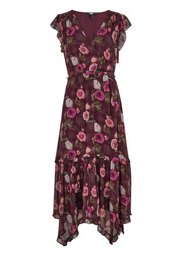 Terrazza Floral-print Silk Midi Dress - - 4 (UK8 / S) - Paige - Modalova