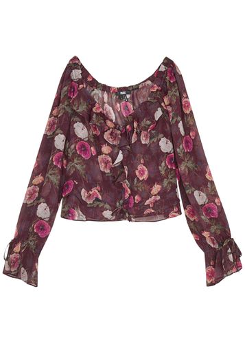 Lanea Floral-print Silk Blouse - - L (UK14 / L) - Paige - Modalova