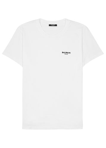 Logo-appliquéd Cotton T-shirt - Balmain - Modalova