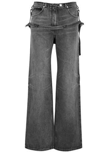 Strap-embellished Wide-leg Jeans - - 36 (UK8 / S) - Courrèges - Modalova