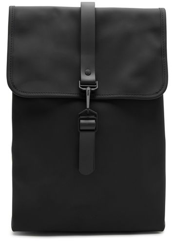 Mini Rubberised Backpack - Black - Rains - Modalova